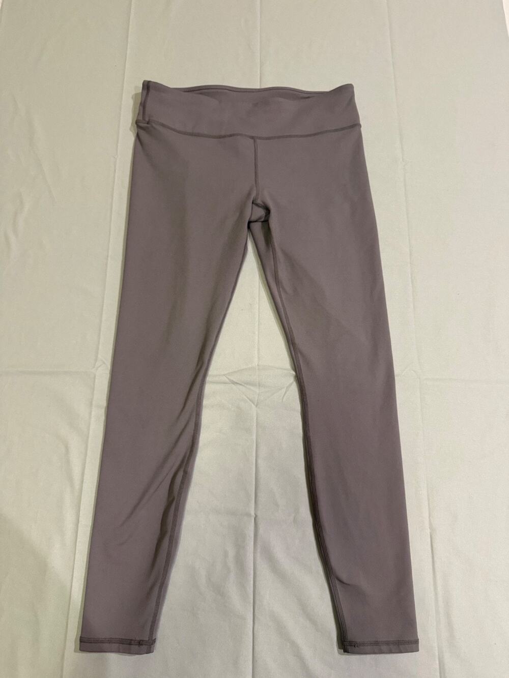 Fabletics PowerHold Leggings Womens S Gray High Waisted 7/8 Compression